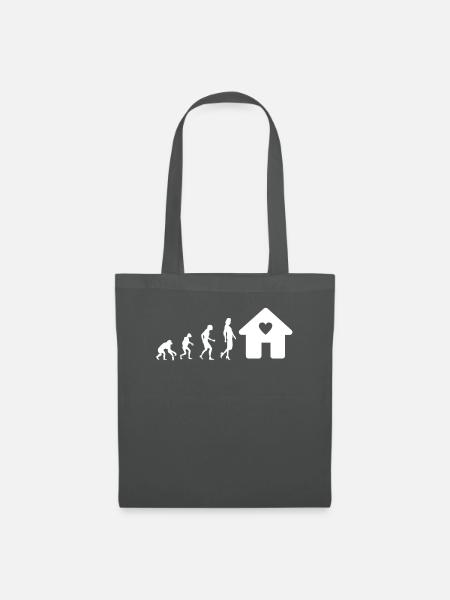Bauherrin Geschenk - Stoffbeutel - Graphite