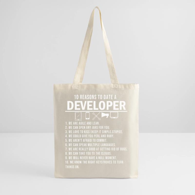 Softwareentwickler Programmier Programmieren Stoffbeutel