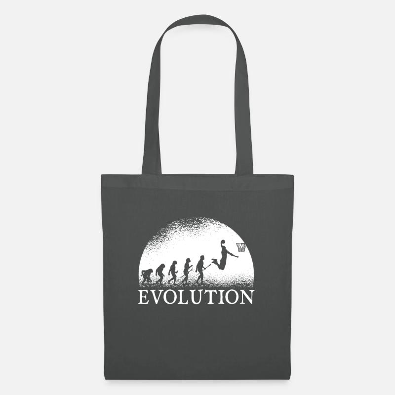 Basketball Evolution - Stoffbeutel - Graphite