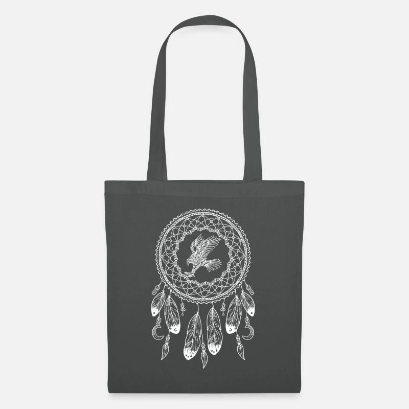 Sternzeichen Native American Adler - Stoffbeutel - Graphite