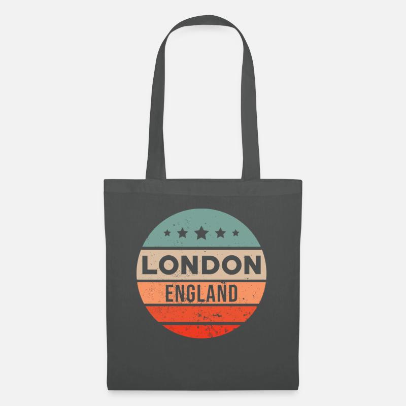 London - Stoffbeutel - Graphite