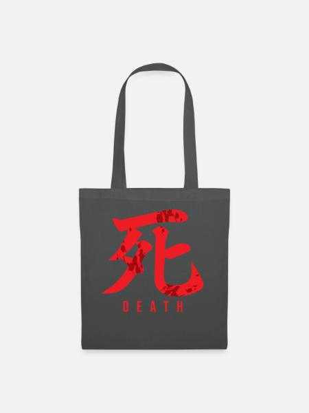 Japanisch Tot - Stoffbeutel - Graphite