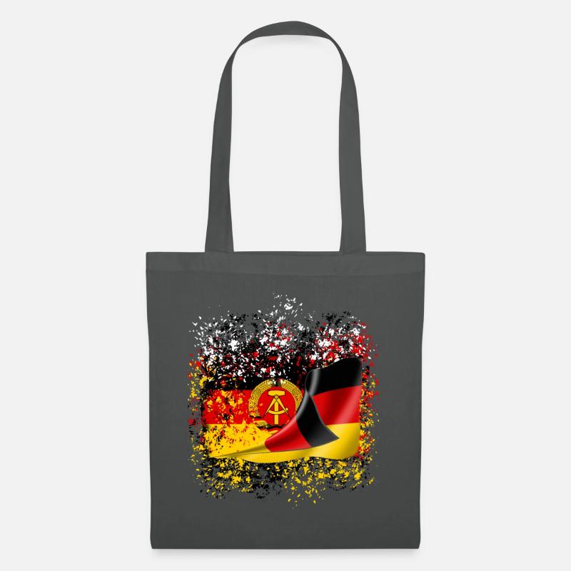 DDR Deutsche Freundschaft Ossi Freunde Nostalgie - Stoffbeutel - Graphite