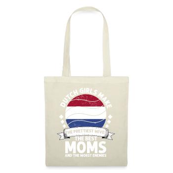 Dutch Mom Netherlands Mama Dutch American - Sac en tissu - nature - Devant