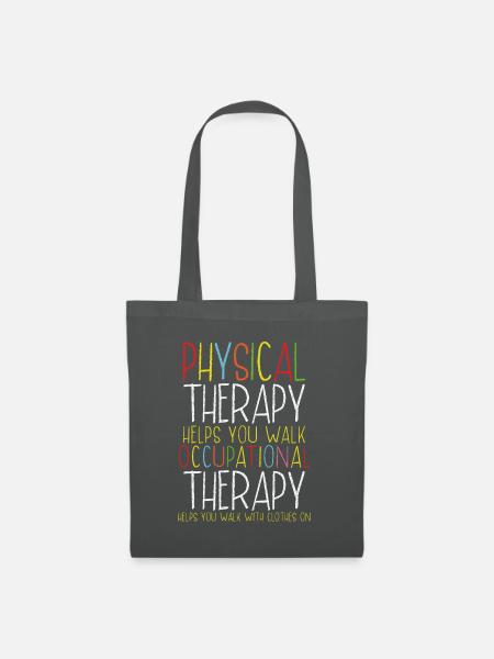 Therapy Assistant Occupational Therapist - Stoffbeutel - Graphite