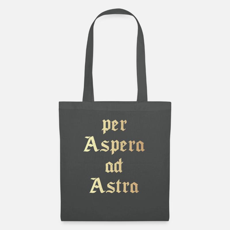 Per aspera ad astra - Sac en tissu - gris graphite