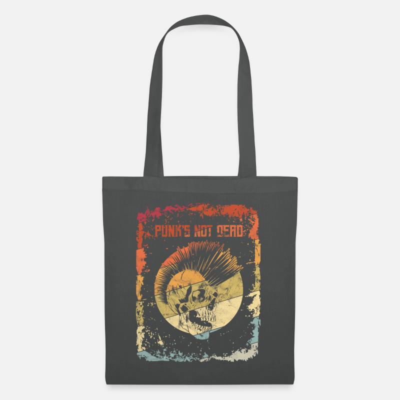 Punk's Not Dead Punk Rock Punker - Stoffbeutel - Graphite