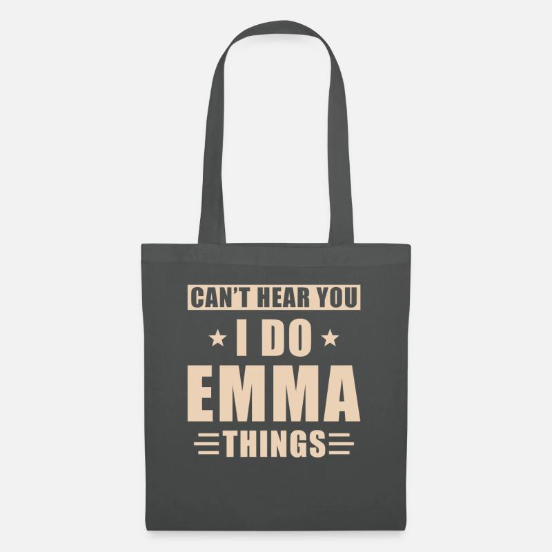 Emma things - Stoffbeutel - Graphite