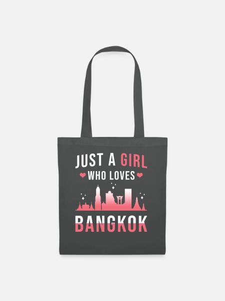 Bangkok - Stoffbeutel - Graphite