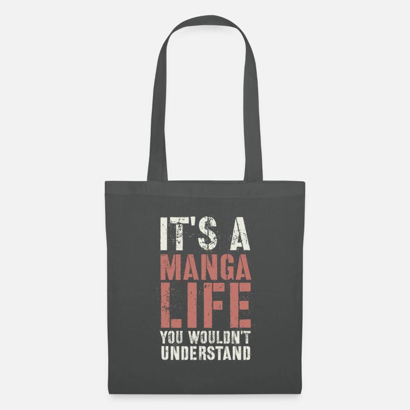 Manga Geschenk - Stoffbeutel - Graphite
