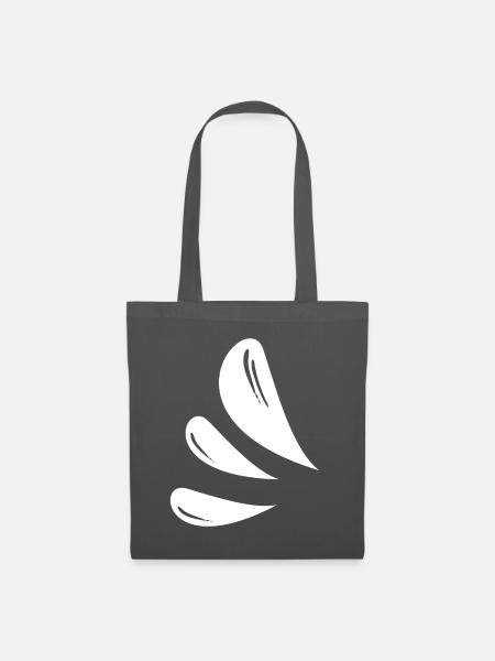 Tropfen Symbole - Stoffbeutel - Graphite