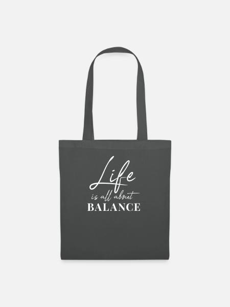 Balance - Stoffbeutel - Graphite
