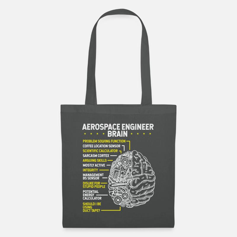 Aerospace Engineering Aerospace Engineer - Stoffbeutel - Graphite