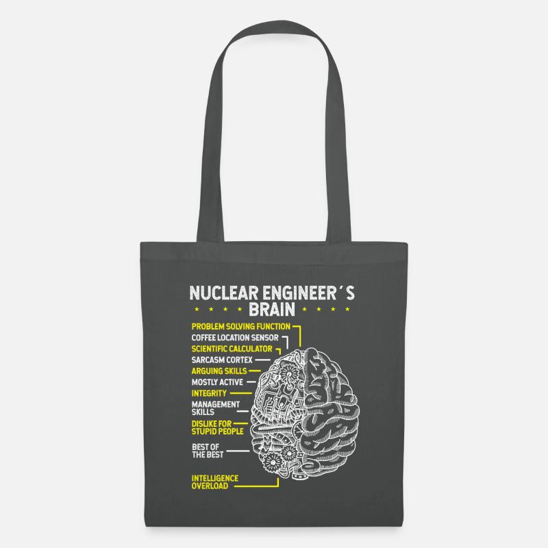 Nuclear Engineering Uranium Nuclear Engineering - Stoffbeutel - Graphite