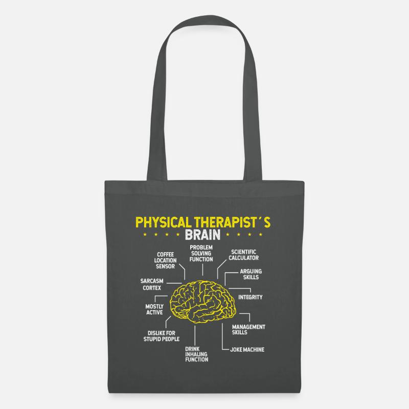 Physical Therapist Appreciation PTA Brain Physical - Stoffbeutel - Graphite