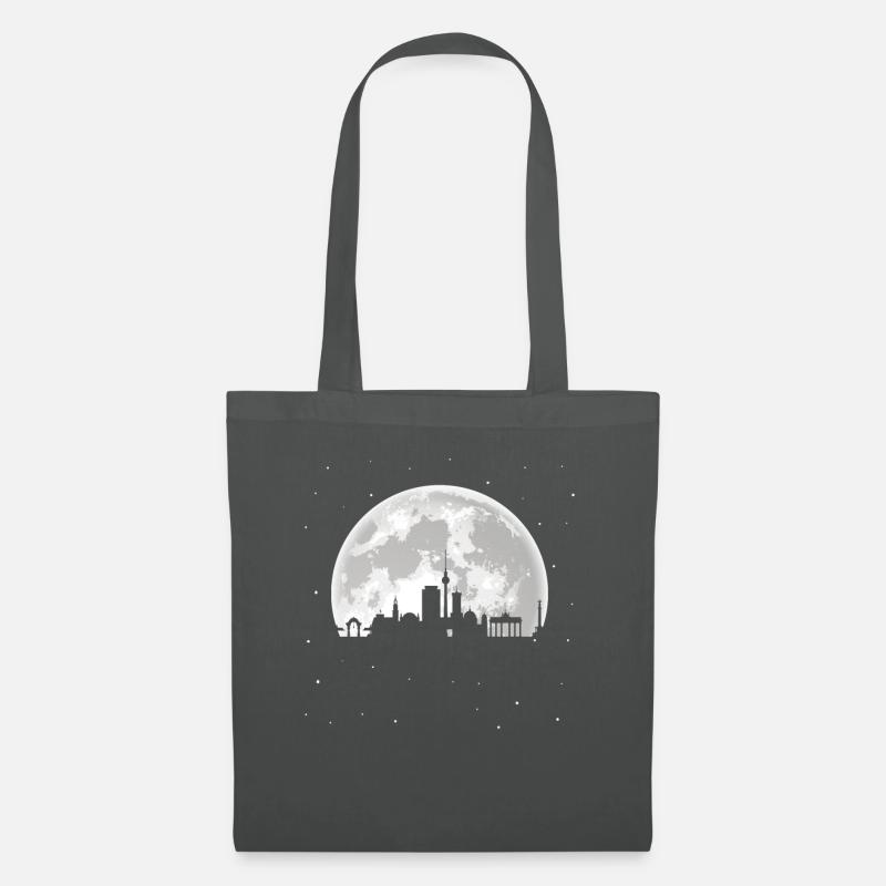 Berlin skyline - Stoffbeutel - Graphite