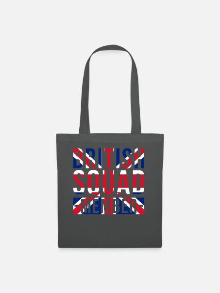 British Squad Member - Stoffbeutel - Graphite