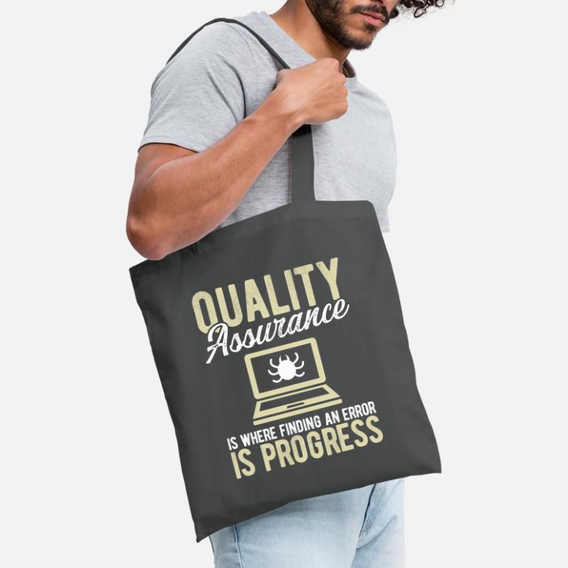 Quality Assurance Code Testing QA Engineering Test Stoffbeutel