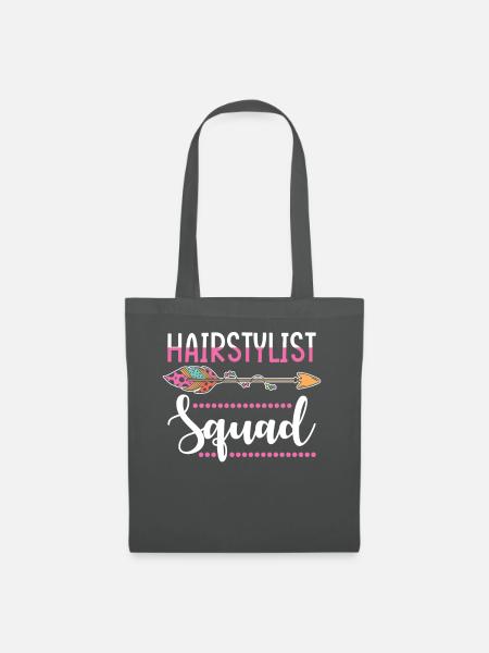 Haarstylistin Gruppe - Stoffbeutel - Graphite