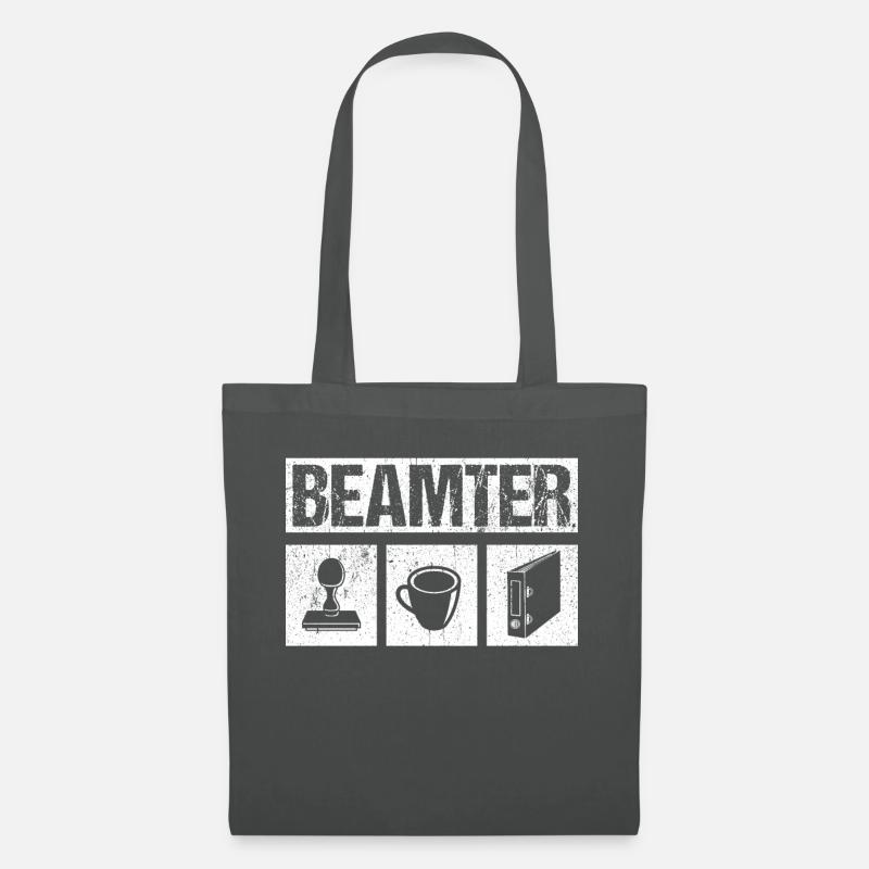 Beamter Beamtin Geschenk Verbeamtet Beamter - Stoffbeutel - Graphite