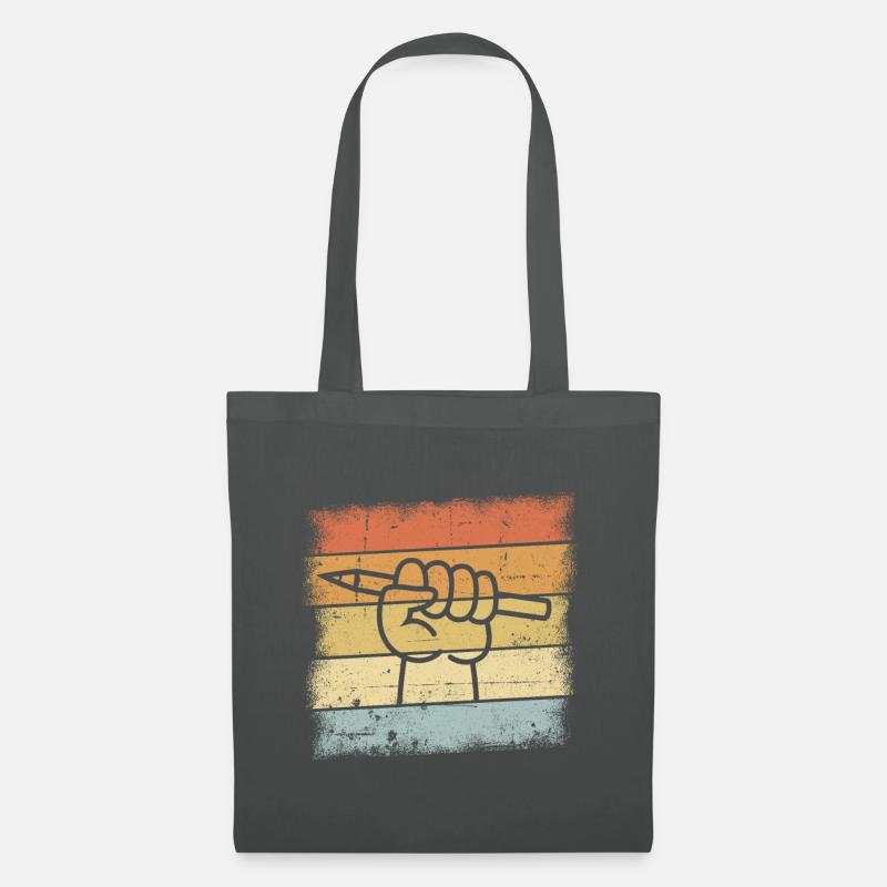 Zeichner Geschenke - Stoffbeutel - Graphite