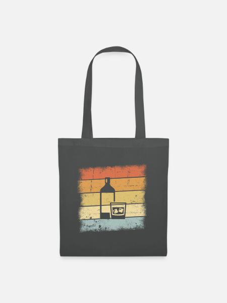 Whisky Geschenke - Stoffbeutel - Graphite