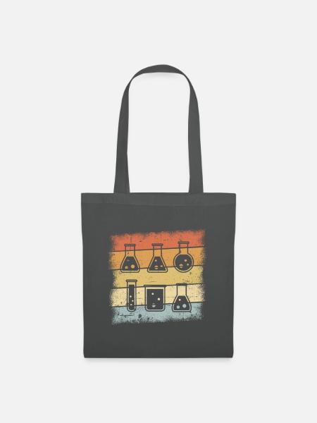 Chemiker Geschenk - Stoffbeutel - Graphite
