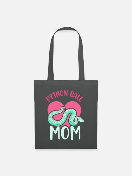 Python ball mom - Stoffbeutel - Graphite