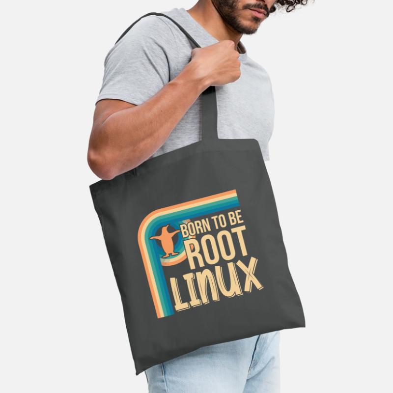 Born To Be Root Linux Nerd pour le codage Sac en tissu