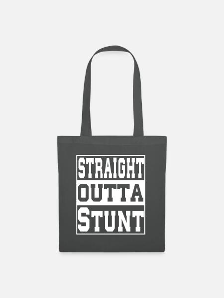 Stunt Spruch lustig - Stoffbeutel - Graphite