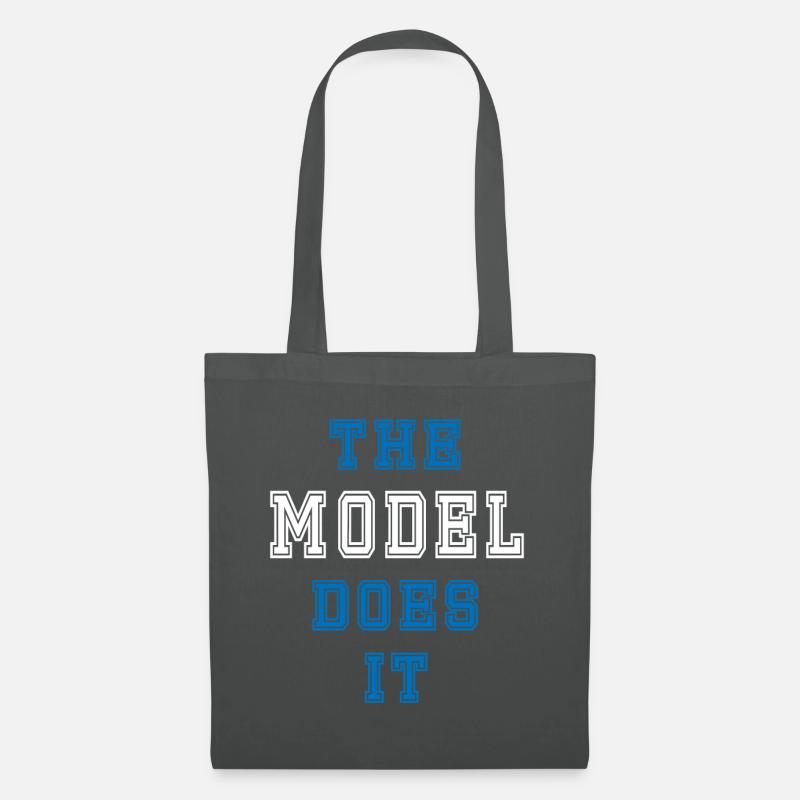 The Model does it Model Geschenk - Stoffbeutel - Graphite
