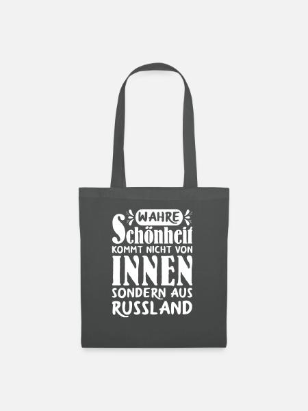Wahre Schönheit Frau Russland - Stoffbeutel - Graphite