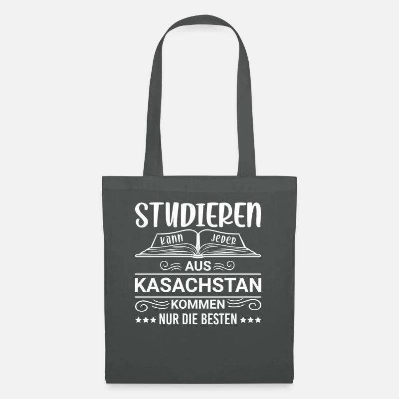 Studieren kann jeder Kasachstan Kasache - Stoffbeutel - Graphite