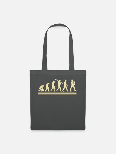 Librianische Evolution - Stoffbeutel - Graphite