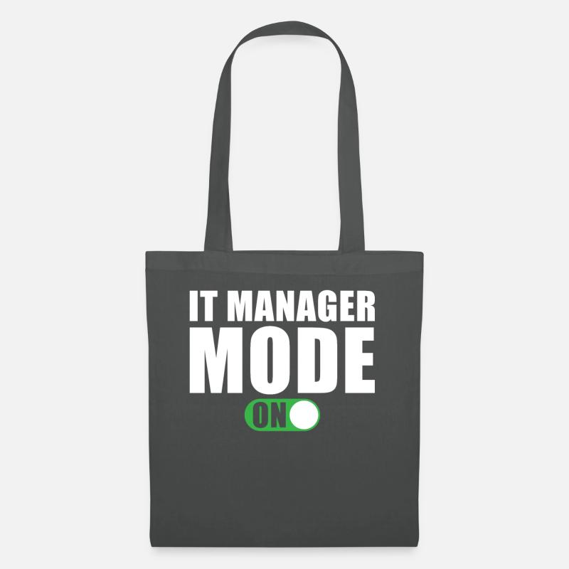 It-manager Modus an Lustig It-manager Geschenk - Stoffbeutel - Graphite