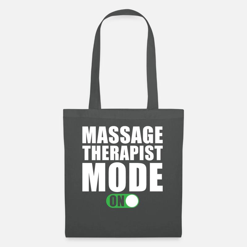 Masseur Modus Ein - Stoffbeutel - Graphite