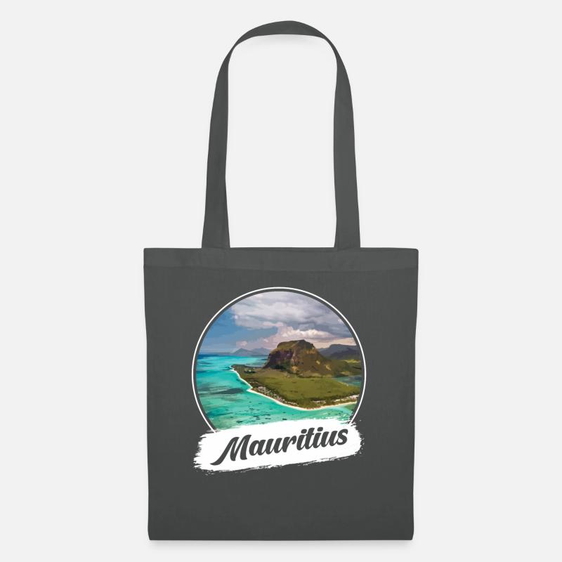 Mauritius Souvenir - Stoffbeutel - Graphite