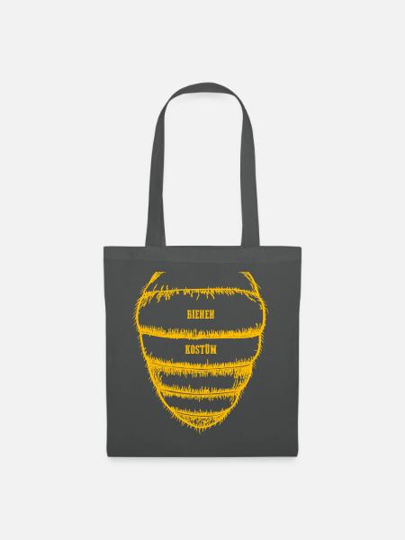 Bienen Kostüm Fasching Karneval Bienenkostüm Gesch - Stoffbeutel - Graphite