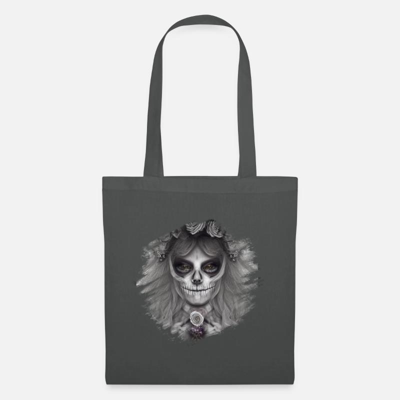 Totenkopf - Stoffbeutel - Graphite