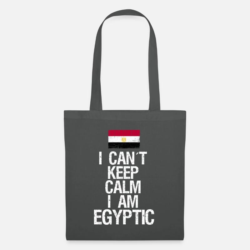 I can not Keep Calm I am Ägypter - Stoffbeutel - Graphite