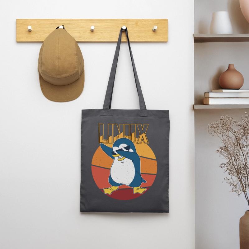 Linux Root Admin Cool Penguin Informatics Nerd Tote Bag