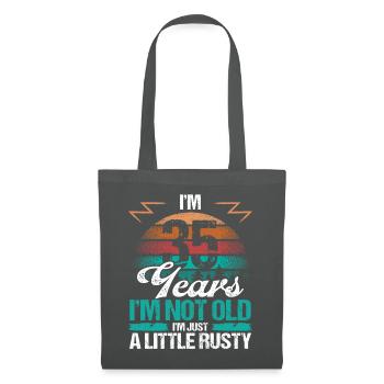 35 Birthday Idea Funny Im not old Humor Year Old35 - Stoffbeutel - Graphite - Vorne