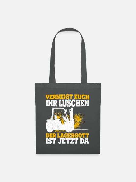 Verneigt Euch Ihr Luschen Der Lagergott Ist Jetzt - Stoffbeutel - Graphite