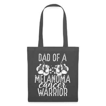 Dad Melanoma Cancer Awareness Fathers Day Papa - Tote Bag - graphite grey - Front