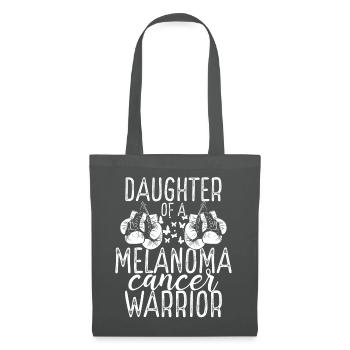 Daughter Melanoma Cancer Awareness Month Ribbon - Tote Bag - graphite grey - Front