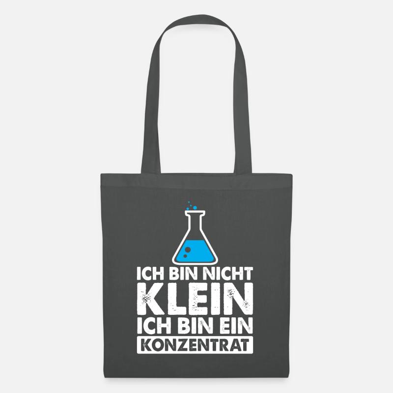 Ich bin nicht klein, ich bin ein Konzentrat - Stoffbeutel - Graphite