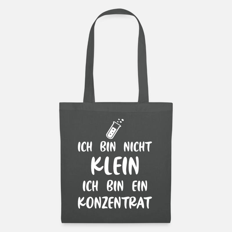 Ich bin nicht klein Ich bin ein Konzentrat - Stoffbeutel - Graphite