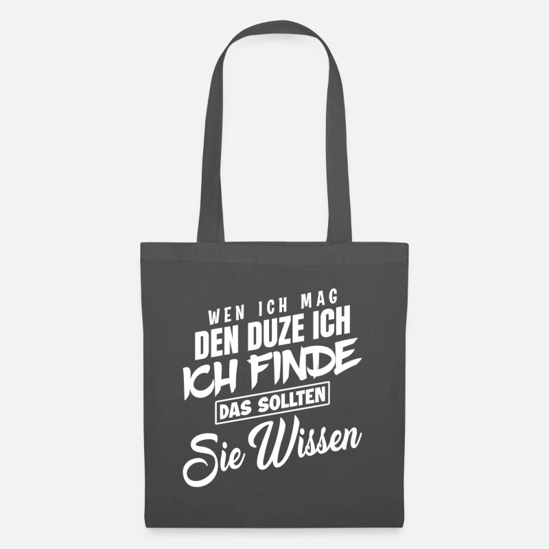 Wenn aus Kollegen Freunde werden - Stoffbeutel - Graphite