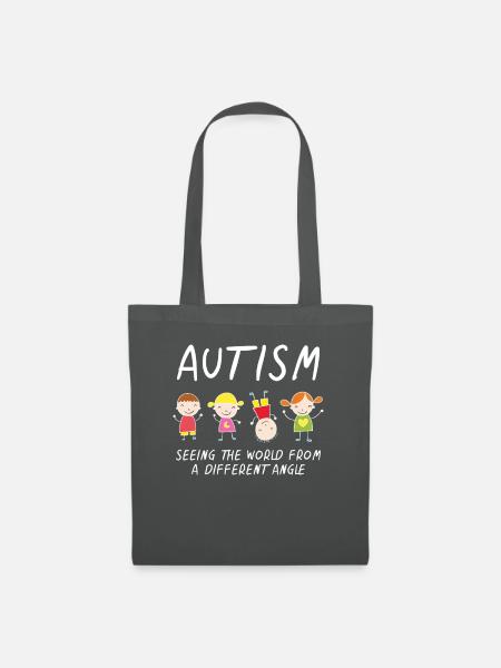 Autismus Awareness Autist Geschenk Toleranz Autism - Stoffbeutel - Graphite