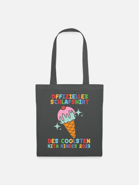 Eis Eiscreme Kita Kindergarten 2023 - Stoffbeutel - Graphite